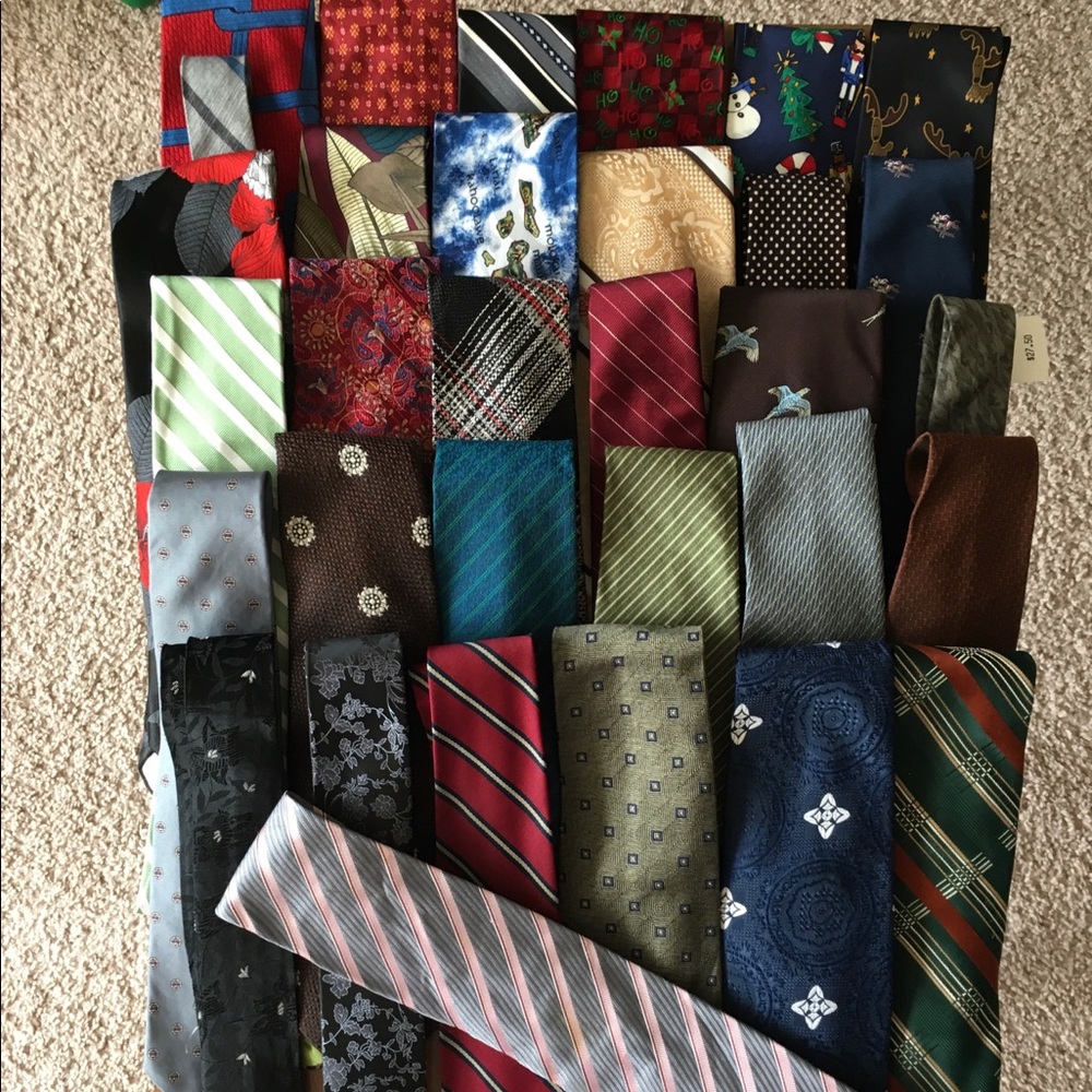 Lot of 37 Neckties